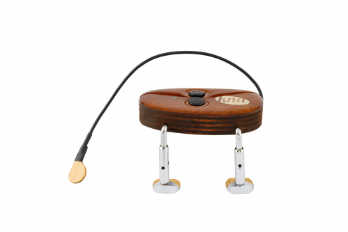KNA Pickups VV-Wi Portable bridge-mounted piezo with built-in wireless capability and volume control for violin or viola
