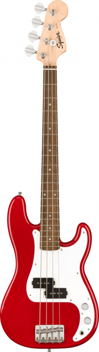 Fender Squier Mini Precision Bass LRL Dakota Red bass guitar