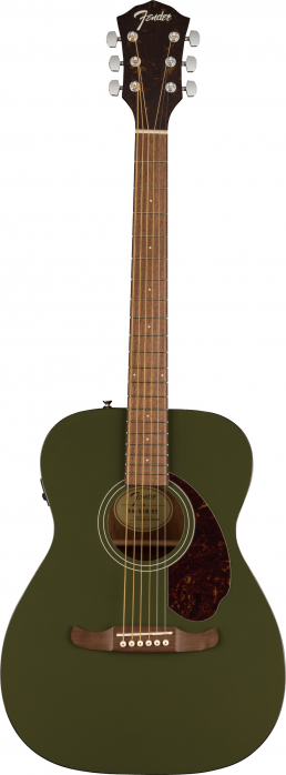 Fender FSR FA-235E Olive electric acoustic guitar