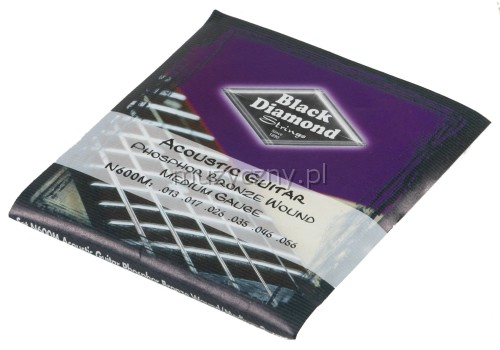 Black Diamond N-600M acoustic guitar strings 13-56