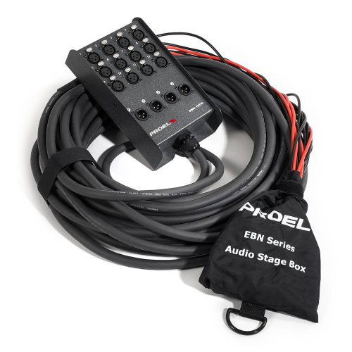 Proel EBN1204 - Stagebox 16  12 IN / 4 OUT, 25m