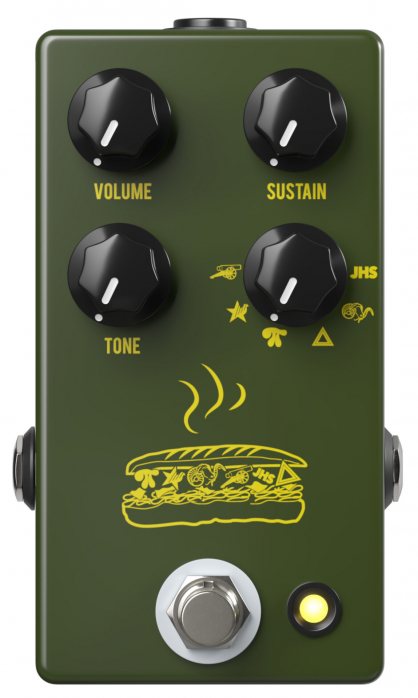 JHS Muffuletta Army Green Fuzz guitar pedal