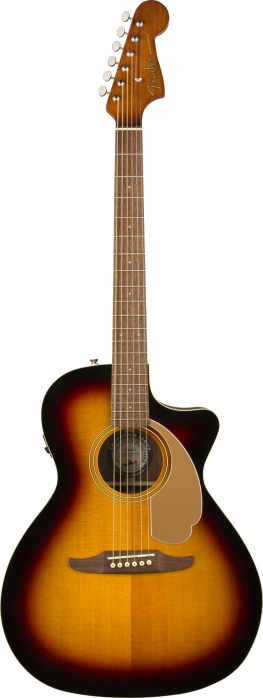 Fender Newporter Player Sunburst electric acoustic guitar