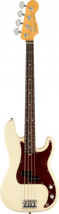 Fender American Professional II Precision Bass, Rosewood Fingerboard, Olympic White bass guitar