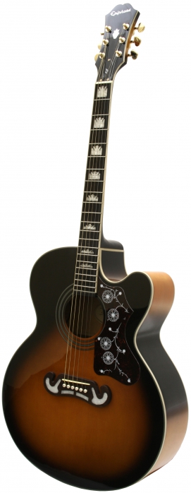 Epiphone EJ-200SCE Vintage Sunburst Electro Acoustic Guitar