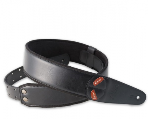 Right On Steady series Mojo Charm Black Guitar strap