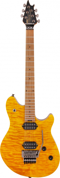 EVH Wolfgang Standard QM Baked Maple Fingerboard  3-Color Sunburst electric guitar