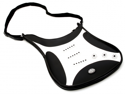 Gaucho SBAG-BK bag (guitar shape, black/white) Gaucho SBAG-BK bag (guitar shape, black/white)