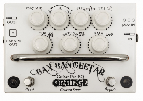 Orange Bax Bangeetar White guitar effect pedal