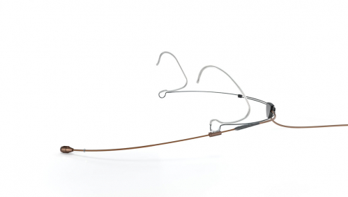  DPA 4466-OC-R-C00,Omni Headset Mic, Brown, MicroDot