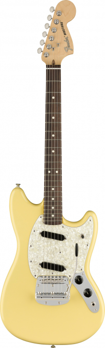 Fender American Performer Mustang Vintage White electric guitar