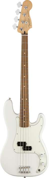 Fender Player Precision Bass PF Polar White bass guitar