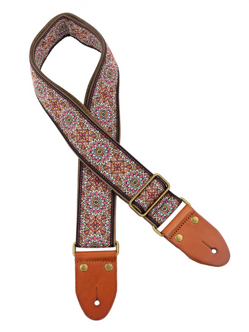 Gaucho GST-1280-6 seria Authentic Deluxe BK/BU/RD guitar strap