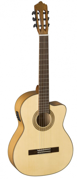 La Mancha Perla Ambar S CE electric-classic guitar