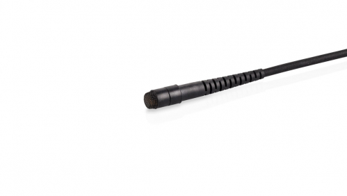 DPA-4661-OC-H-B03 Miniature omnidirectional microphone, CORE, Heavy Duty, low sensitivity, black, 3-pin LEMO