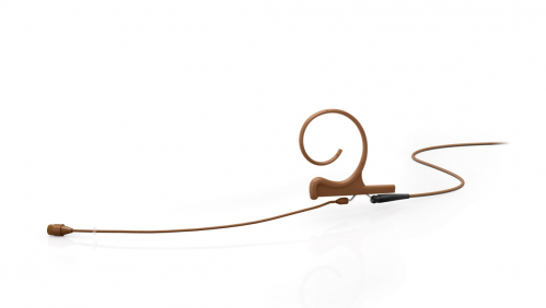 DPA-4266-OC-F-C10-LE  omnidirectional ear microphone, CORE Flex, 110mm boom, brzowy, TA4F Mini-XLR