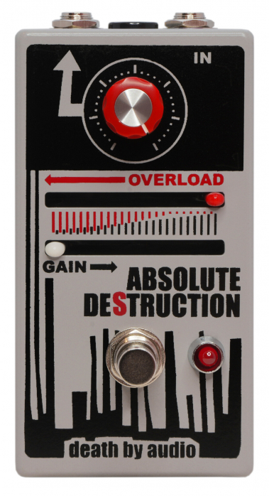 Death By Audio Absolute Destruction Distortion / Fuzz guitar pedal