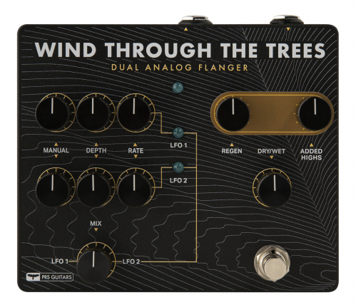 PRS Wind Through The Trees Dual Analog Flanger guitar pedal