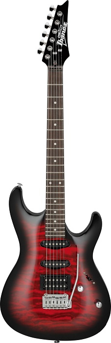 Ibanez GSA 60QA TRB Transparent Red Burst electric guitar