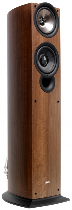 KEF iQ50 2 1/2-way floorstanding speaker (walnut)