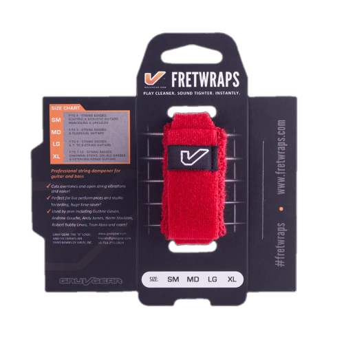 Gruvgear Fretwraps SM Fire Red, small