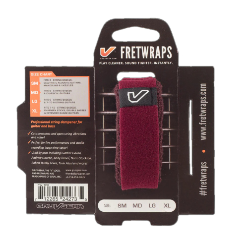 Gruvgear Fretwraps SM Burgundy, small