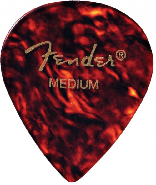 Fender Tortoise Shell, 551 Shape, Medium, guitar pick