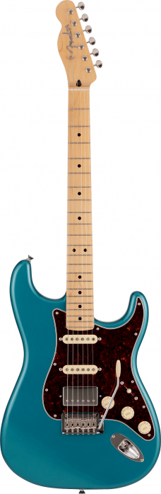 Fender Made in Japan Limited Run Hybrid II Stratocaster HSS Reverse Telecaster Headstock Ocean Turquoise Metallic electric guitar
