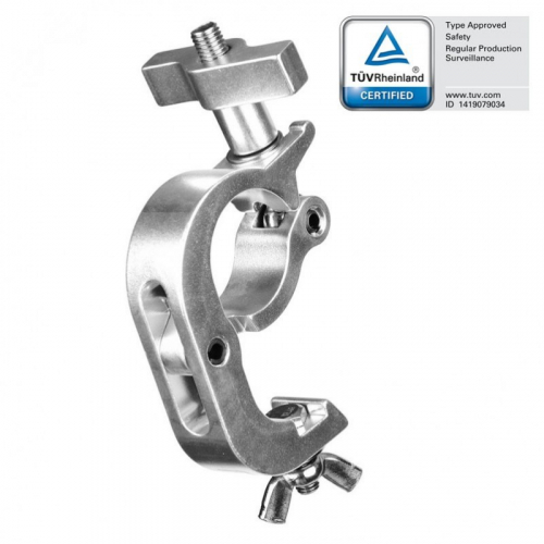 STAND4ME HAK - obejma, uchwyt do mocowania wiate do 250 KG 50mm srebrny