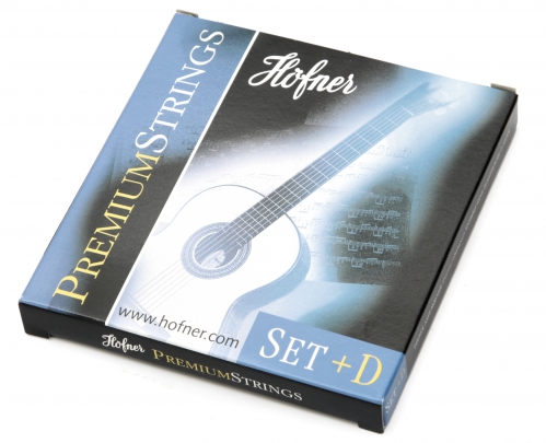 Hoefner HPS Premium classical guitar strings (+spare D string)