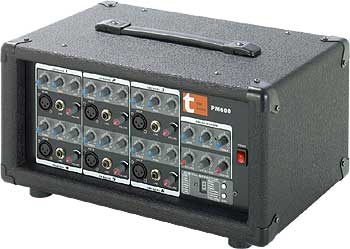 T.Mix PM600 powermixer 6 XLR/TS