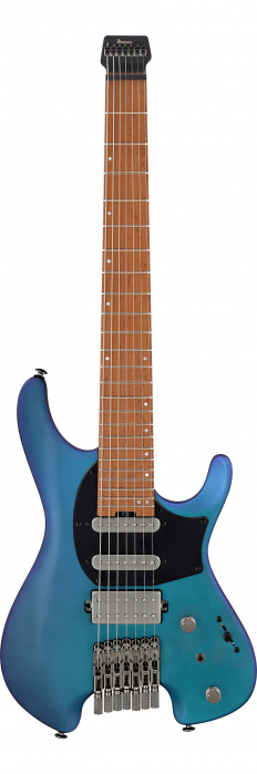 Ibanez Q547-BMM Blue Chameleon Metallic Matte 7-string electric guitar