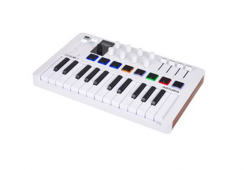 Arturia Minilab 3 White keyboard controller, white