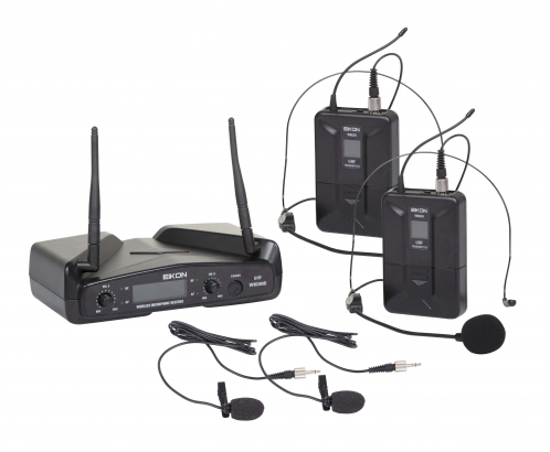 Eikon WM300DH wireless bodypack microphone system double