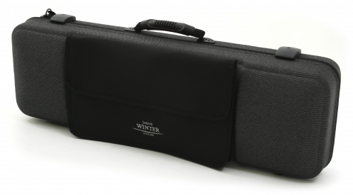 Winter JW 51025 NB 4/4 Violin case, grey with black envelope