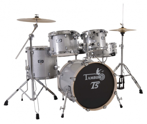 Tamburo T5S22SLSK Silver Sparkle drumset