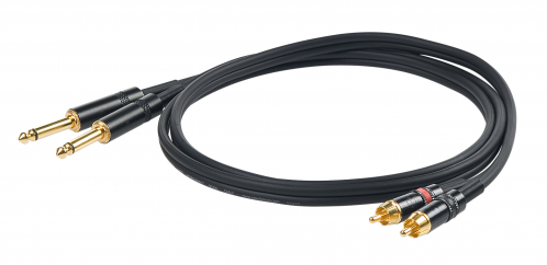 Proel CHLP310LU5 audio cable 2x TS / 2x RCA 5m