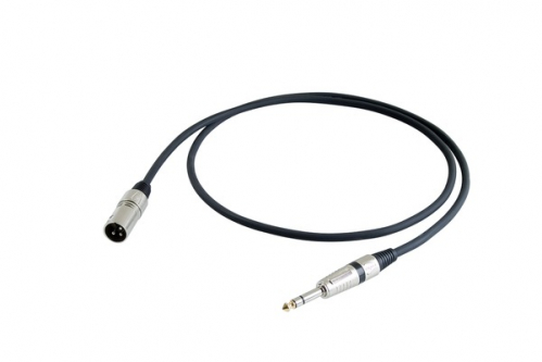 Proel STAGE335LU1 audio cable TRS / XLRm 1m