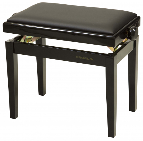 Proel PB90SBBBK piano bench polished black Proel PB90SBBBK piano bench polished black