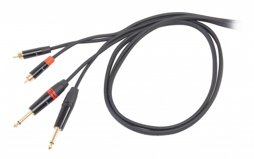 Proel Die Hard DHS535LU18 audio cable 2x RCA / 2x TS 1,8m