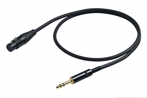 Proel CHL210LU2 audio cable TRS / XLRf 2m