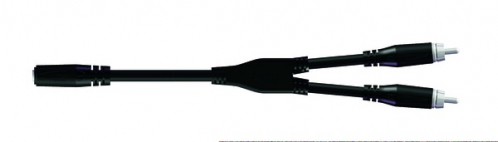 Proel BULK525LU03 audio cable 2x RCA / socket mini TRS 0,3m