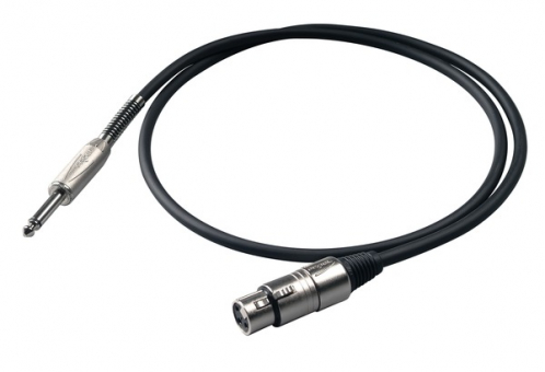 Proel BULK200LU3 audio cable TS / XLRf 3m