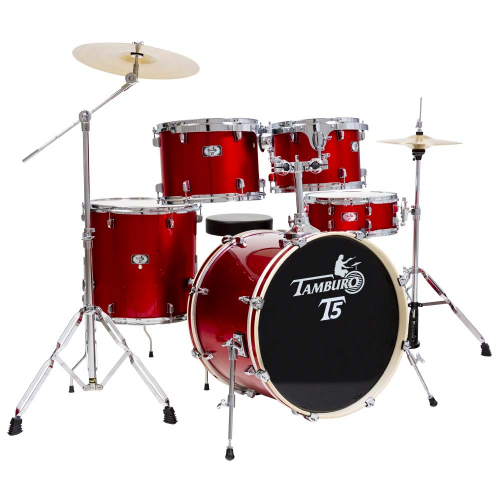 Tamburo T5M22BRDSK Bright Red Sparkle drumset