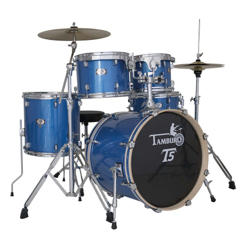 Tamburo T5R22BLSK Blue Sparkle drumset Tamburo T5R22BLSK Blue Sparkle drumset