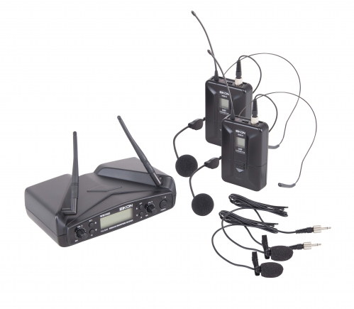 Eikon WM700DH wireless bodypack microphone system double