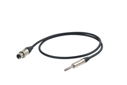 Proel ESO245LU3 audio cable TRS / XLRf 3m