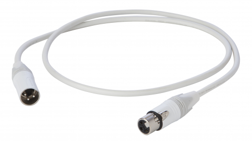 Proel ESO210LU5WH microphone cable 5m biay