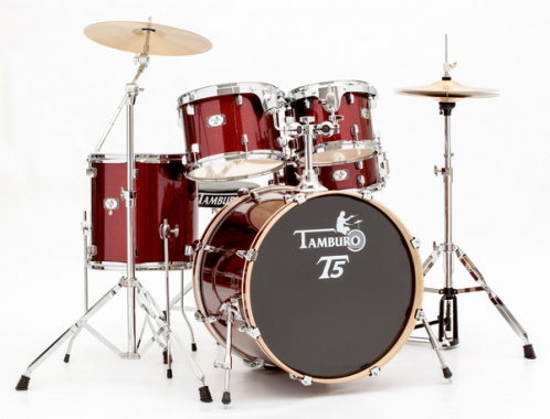 Tamburo T5R22RSSK Red Sparkle drumset