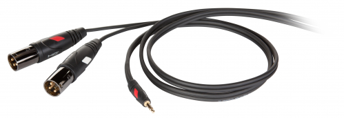 Proel Die Hard DHG595LU5 audio cable mini TRS / 2x XLRm 5m